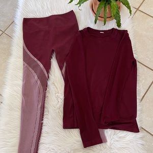 Women’s two-piece outfit from Faboletics. Ready for a day at the gym or errands